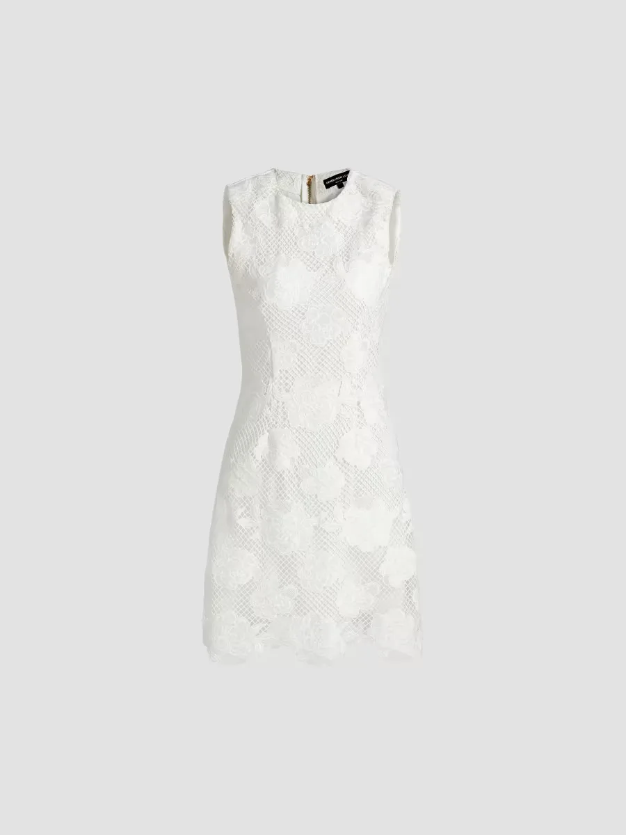 Dania Floral Mesh Minidress