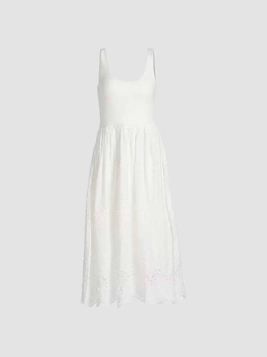 Leann 3D Voile Combo Midi-Dress by Generation Love