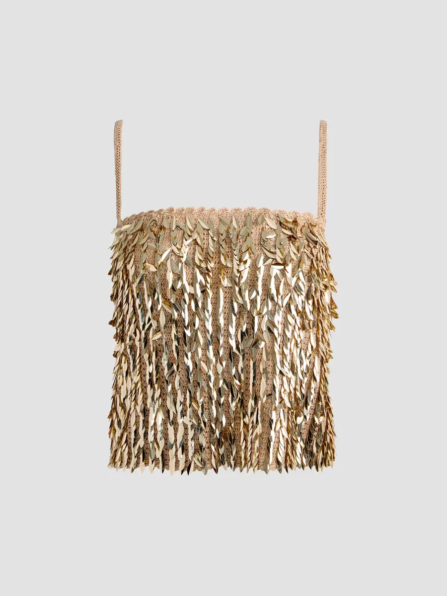 Nicolette Allover Sequin Tank by Alice + Olivia