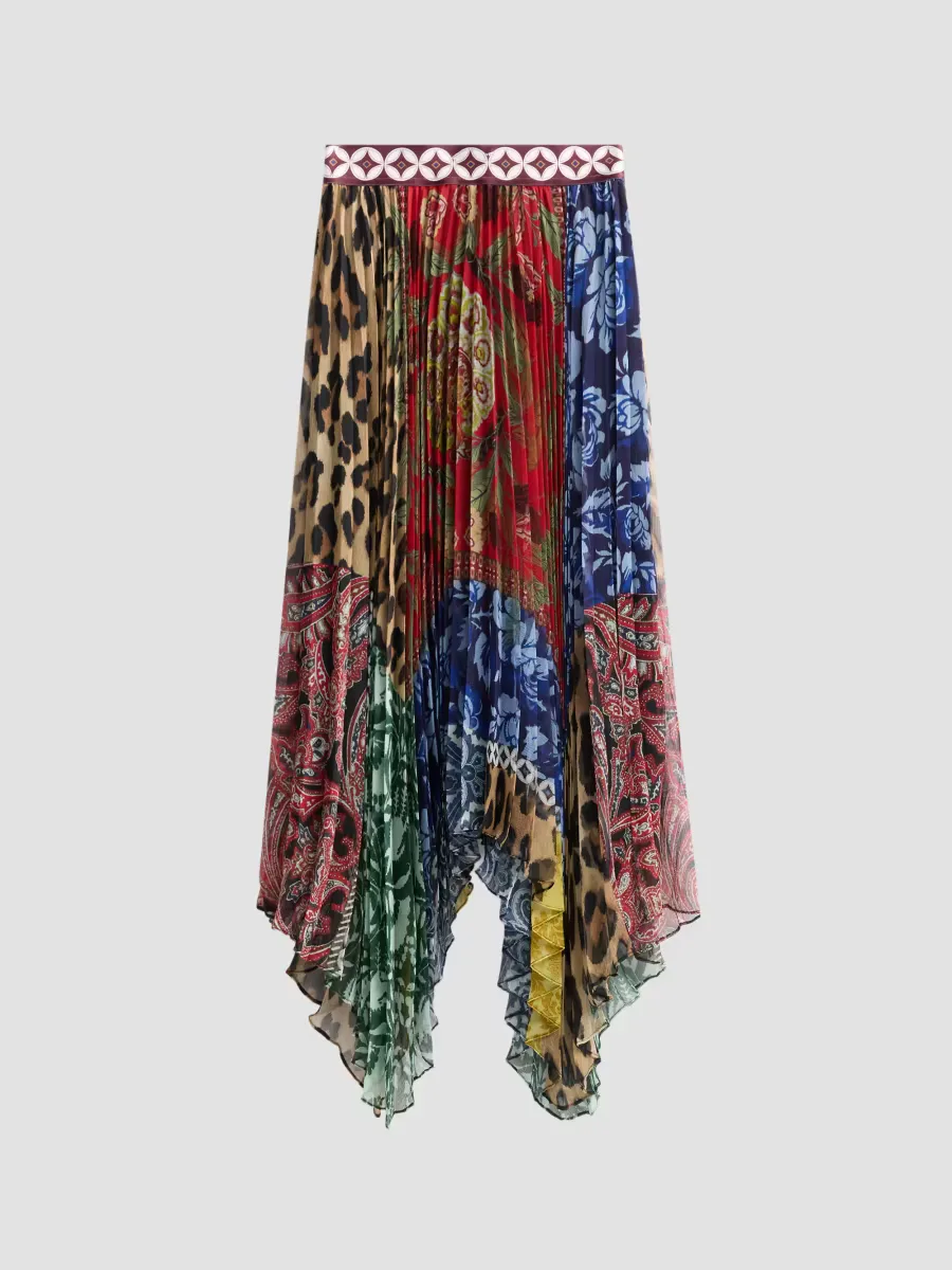 Katz Handkerchief Hem Maxi Skirt by Alice + Olivia