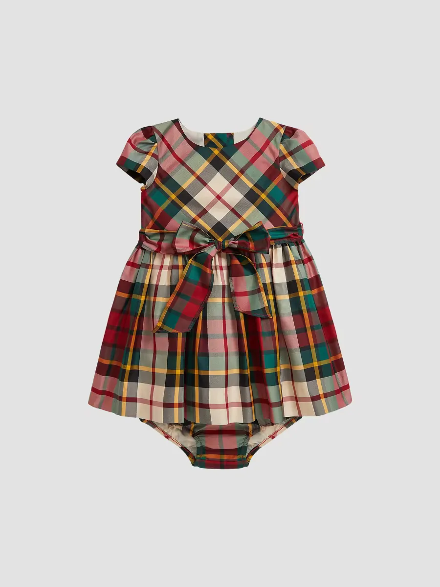 Plaid Ballet Fit & Flare Dress by Polo Ralph Lauren
