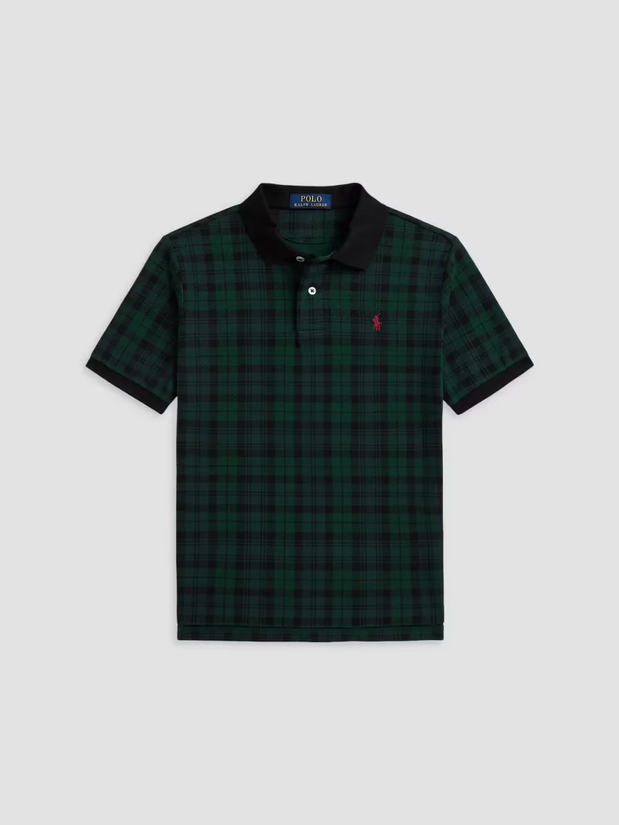 Plaid Cotton Polo Shirt by Polo Ralph Lauren