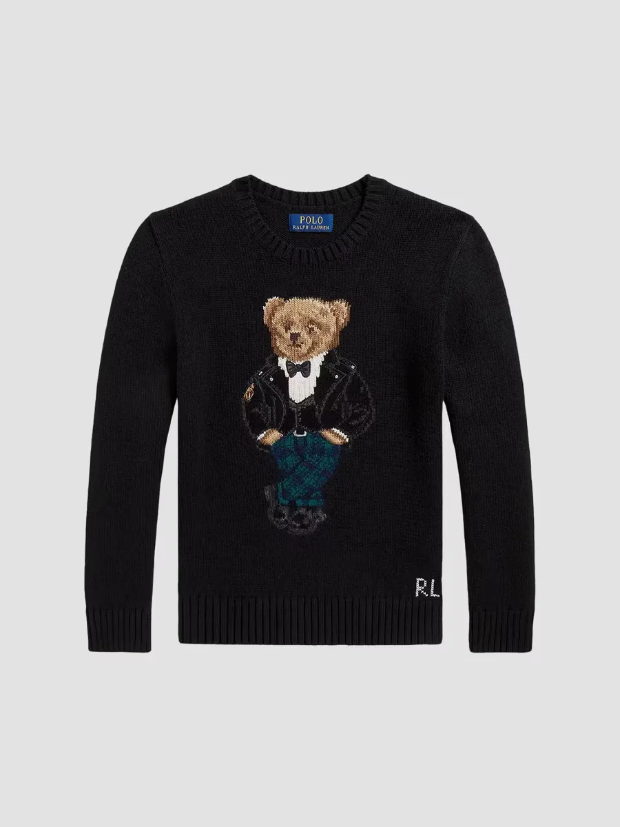 Bear Cotton Sweater by Polo Ralph Lauren