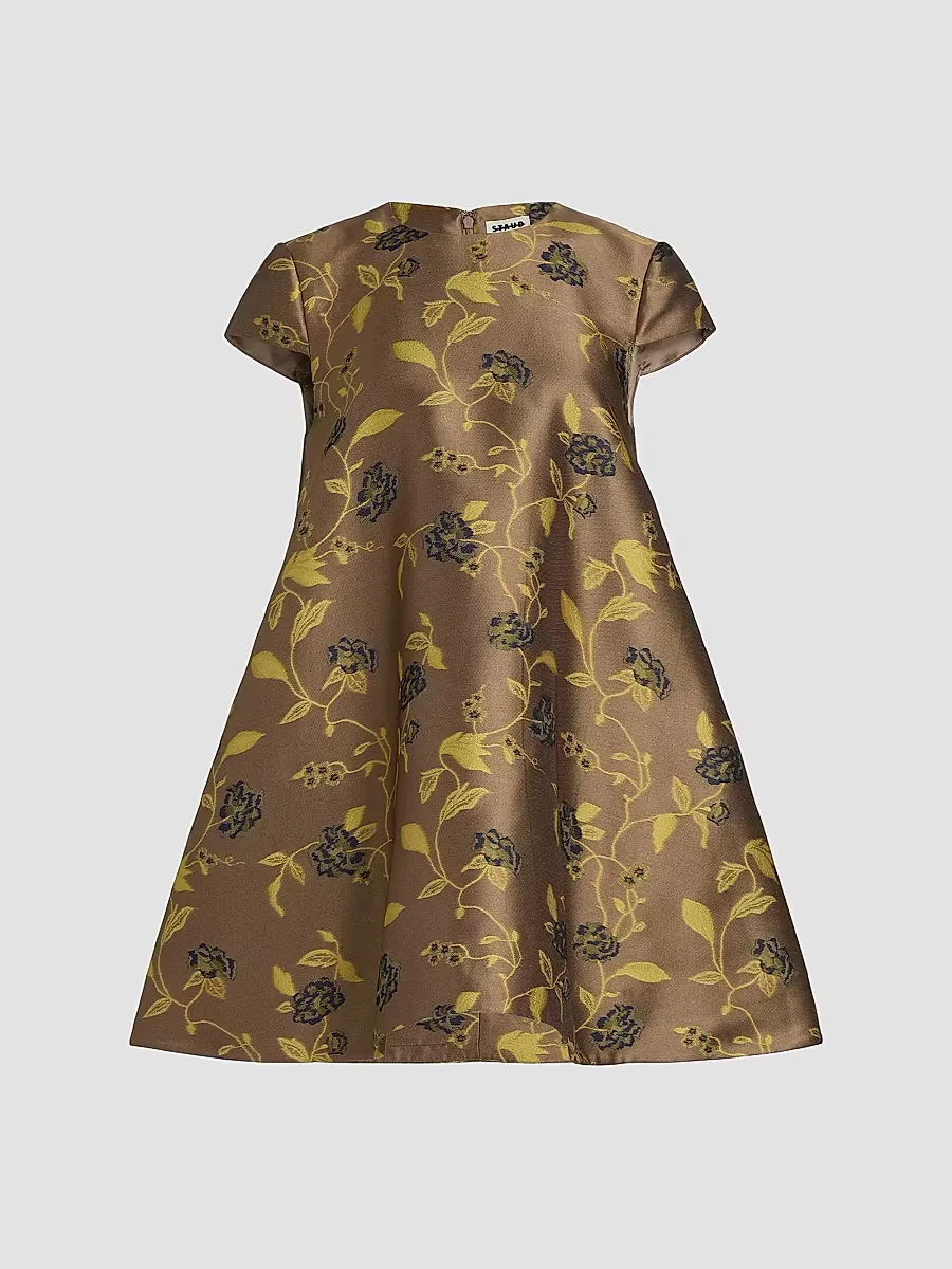 Bailey Floral A-Line Minidress by STAUD