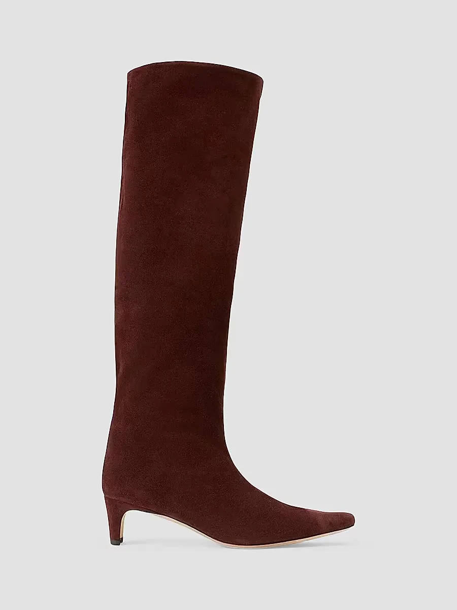 Wally Suede Knee-High Boots by STAUD