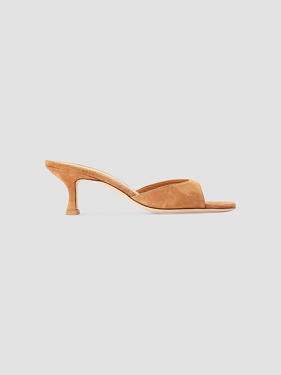 Brigitte 55MM Suede Mules by STAUD