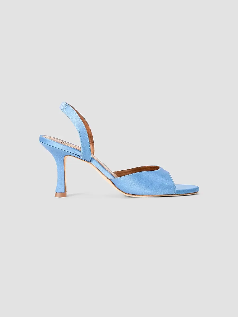 Brigitte 65MM Satin Heels by STAUD