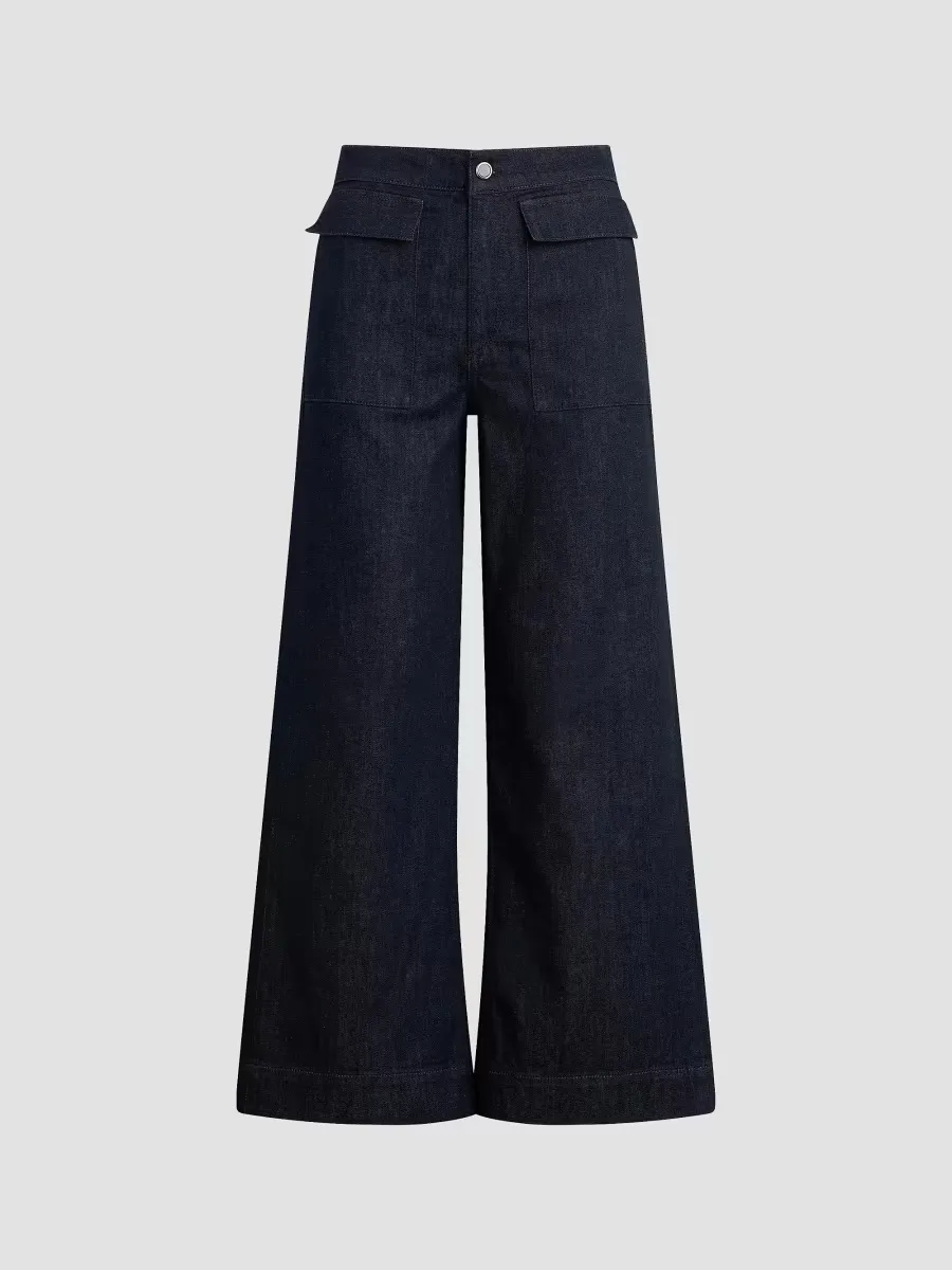 The Irina Denim Wide-Leg Pants by Joe's Jeans