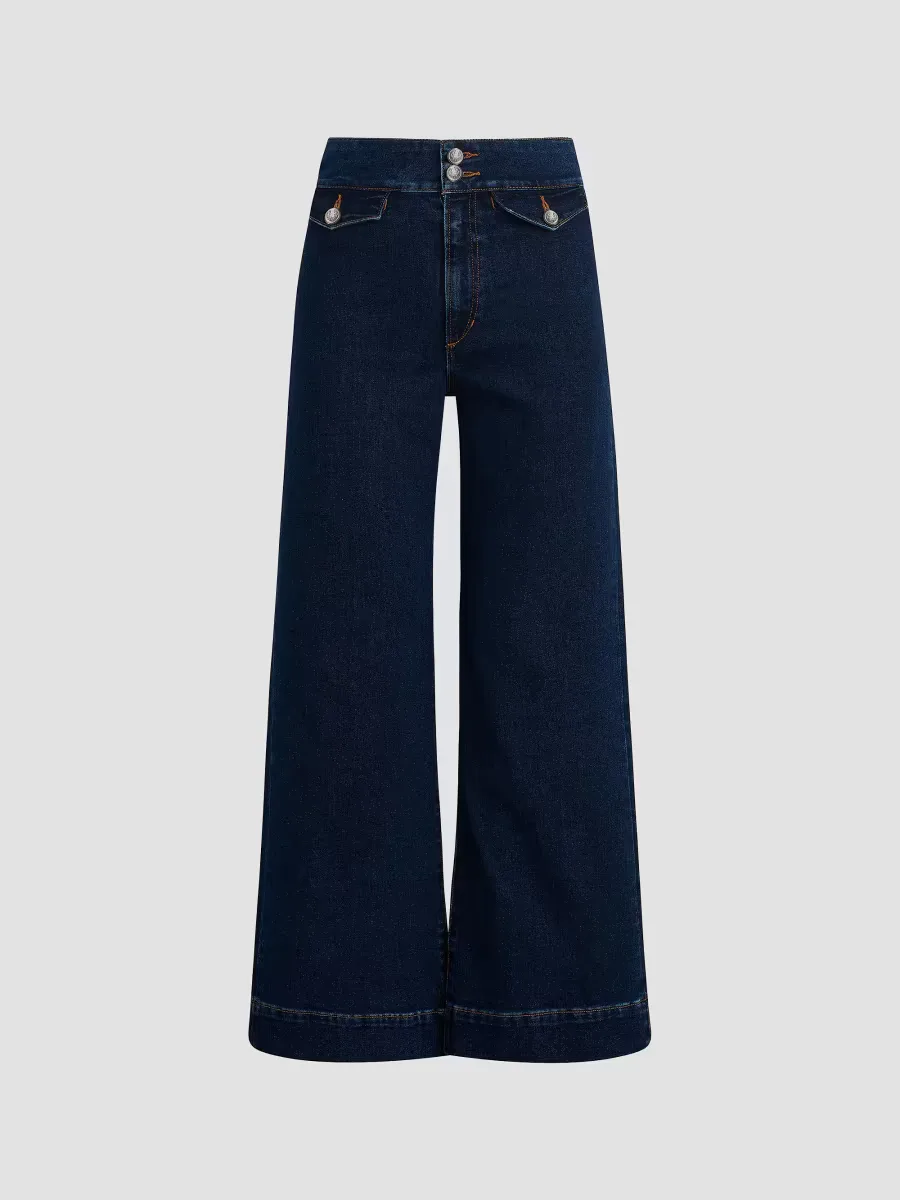 The Ellia Wide-Leg Ankle Jeans by Joe's Jeans