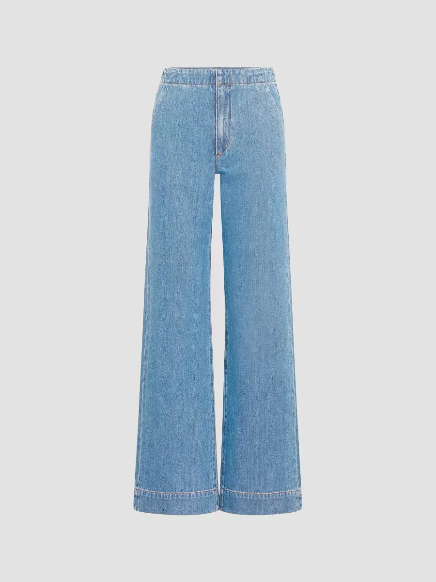 The Clean Wide-Leg Jeans