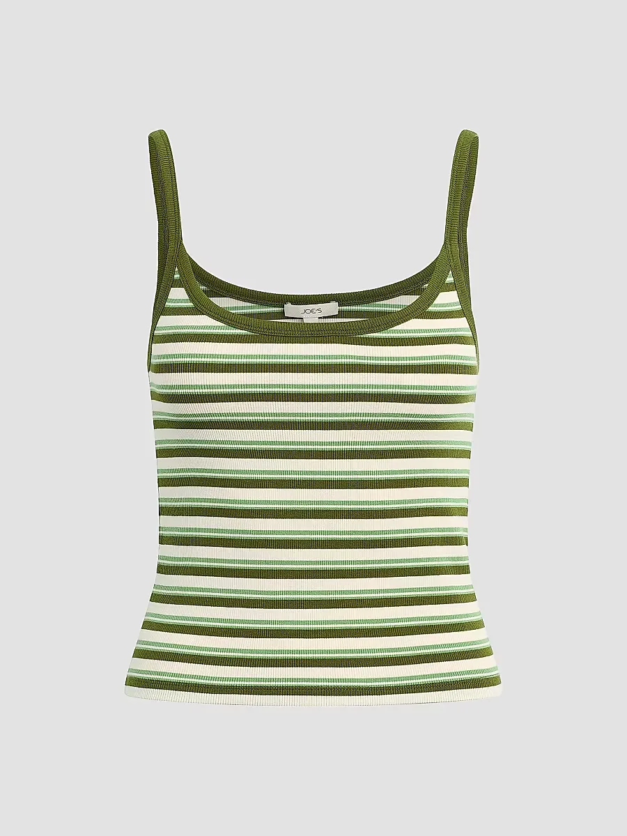 Striped Cotton-Blend Cami by Joe's Jeans