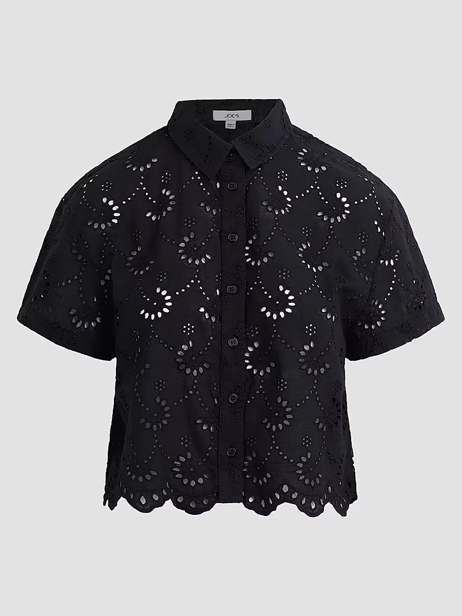 The Eyelet Button-Front Shirt by Joe's Jeans