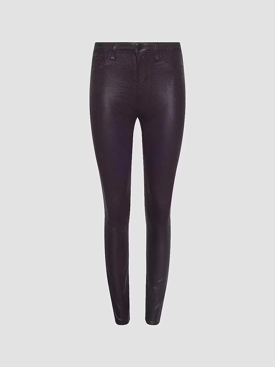 Marguerite Coated High-Rise Pants by L'AGENCE