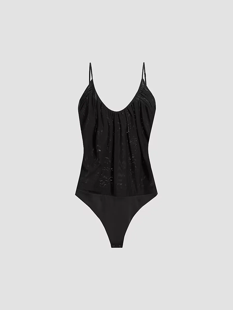 Gelina Ruched Bodysuit by L'AGENCE