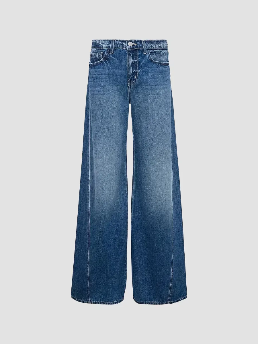 Beau High-Rise Wide-Leg Jeans by L'AGENCE