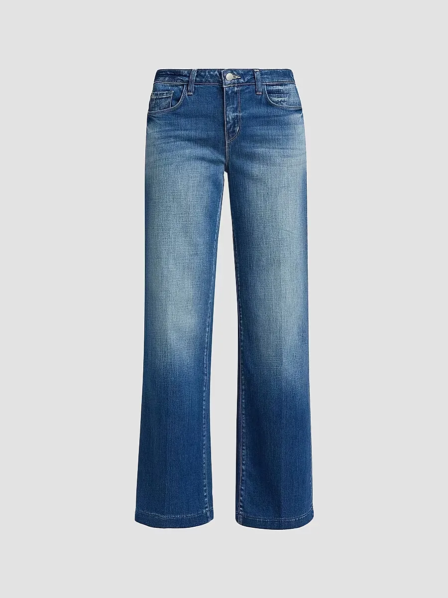 Joanne Low-Rise Wide-Leg Jeans by L'AGENCE