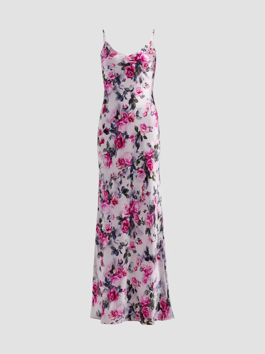 Serita Floral Silk Maxi Dress by L'AGENCE