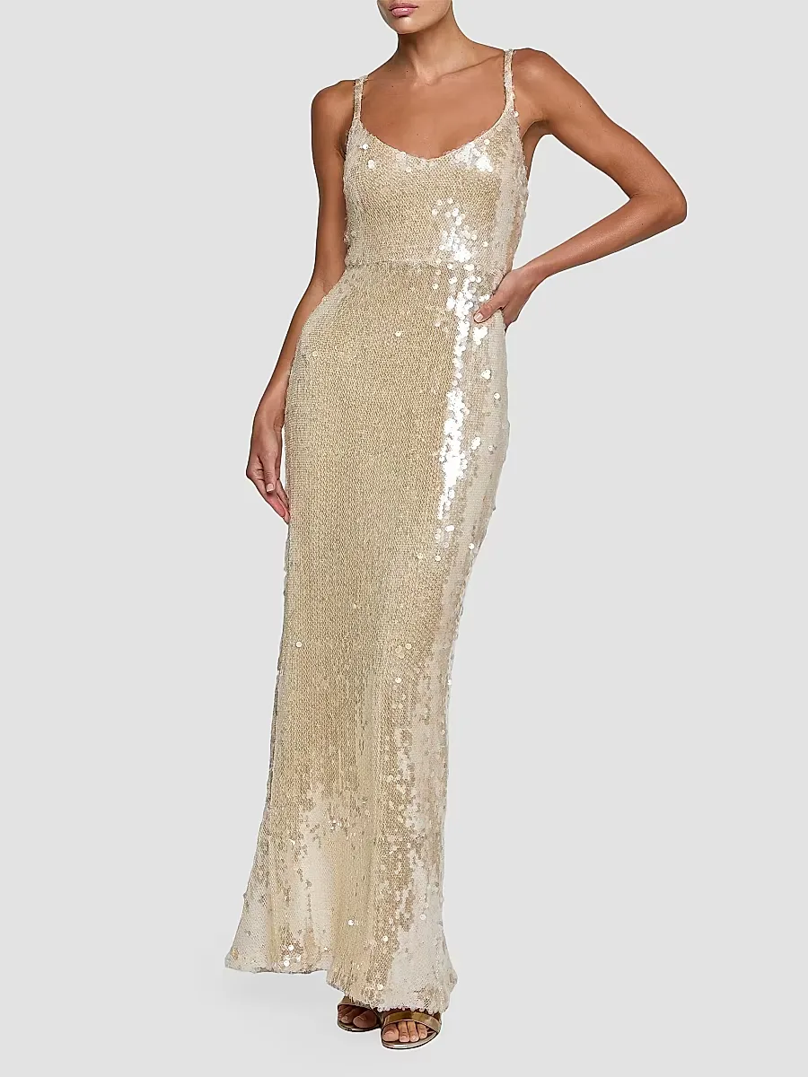 Karma Sequin Maxi Dress by L'AGENCE