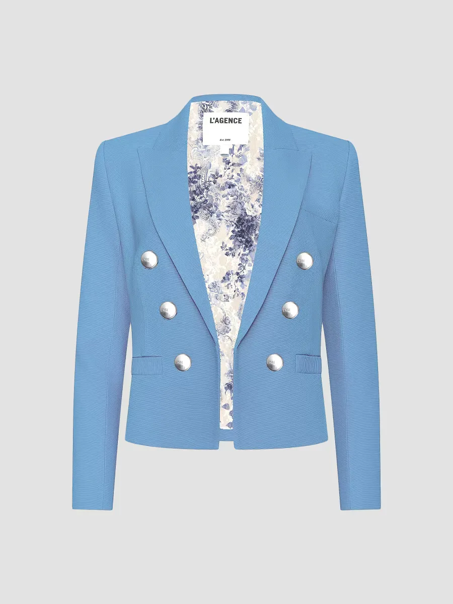 Brooke Double-Breasted Blazer by L'AGENCE