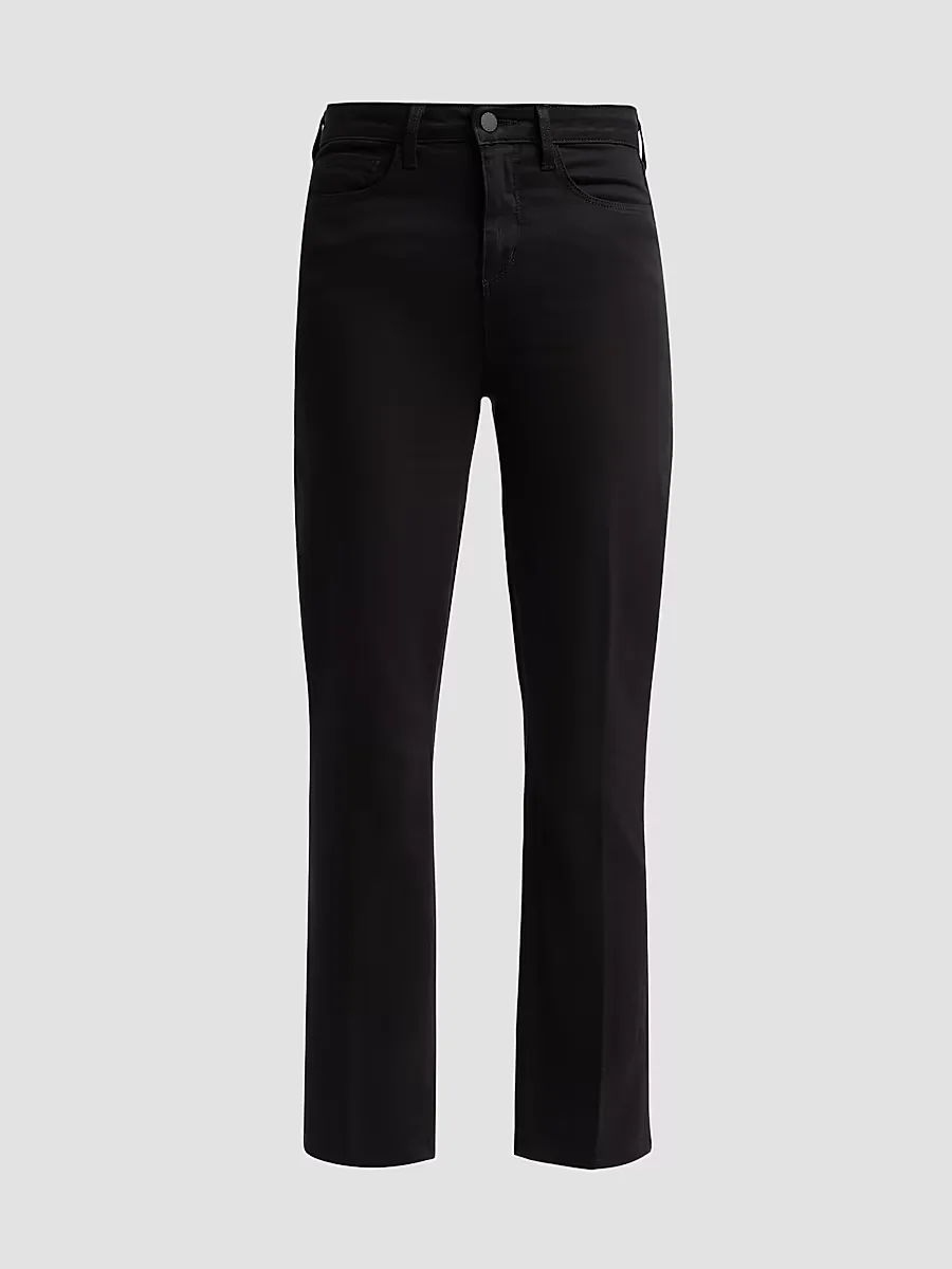Celestia High-Rise Slim-Fit Crop Jeans by L'AGENCE