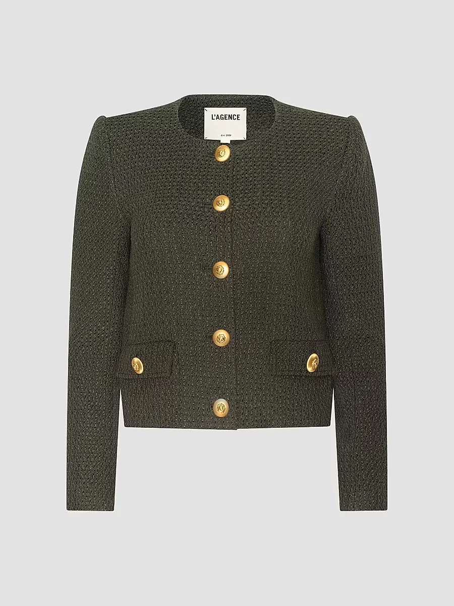 Zell Collarless Jacket