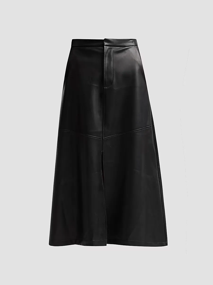 Robyn A-Line Midi Skirt by L'AGENCE