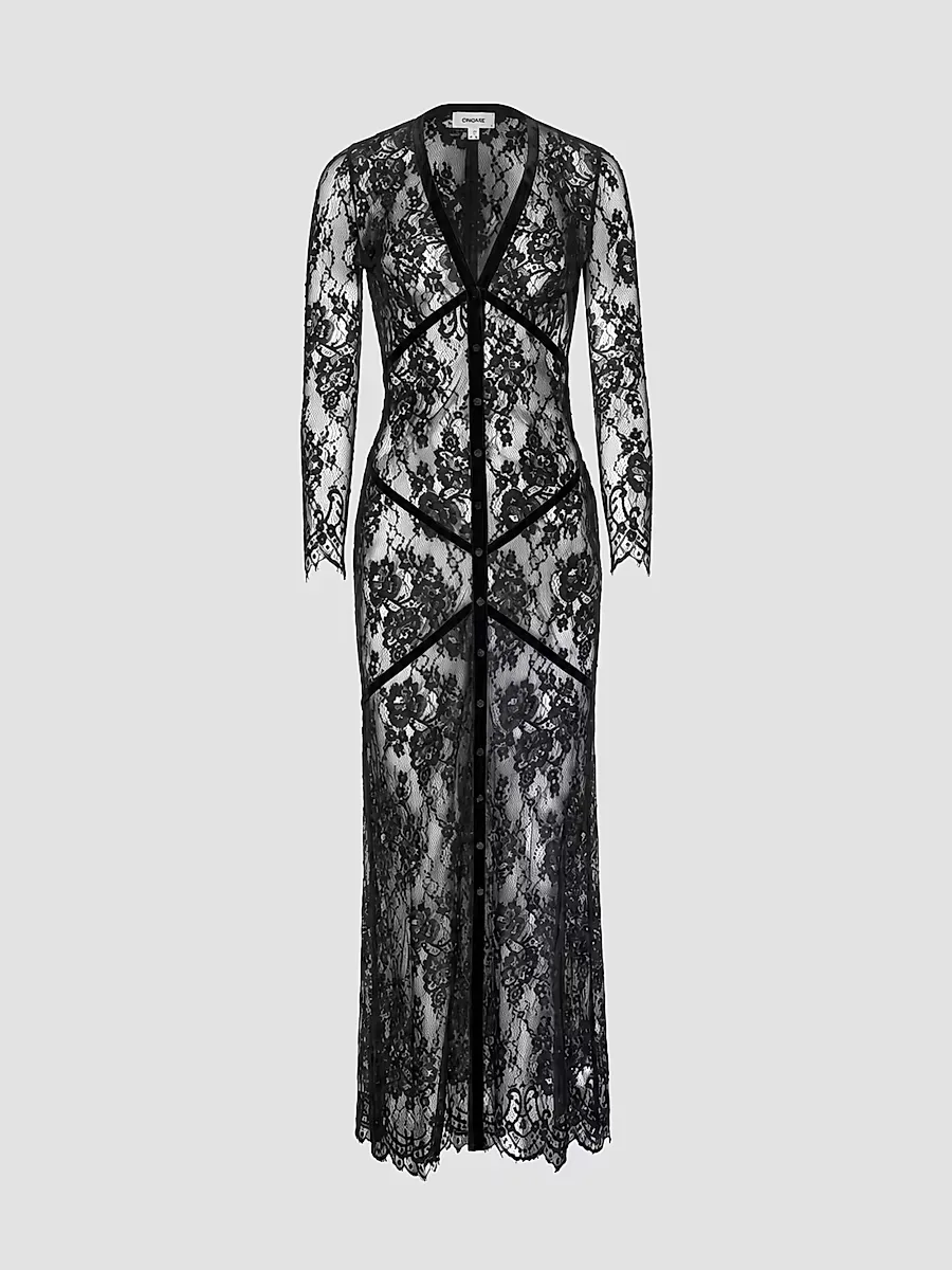 Poesy Lace Maxi Dress by L'AGENCE