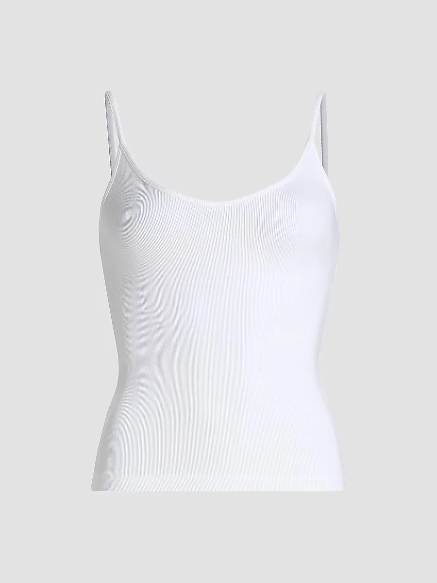 Lunara Rib-Knit Tank by L'AGENCE