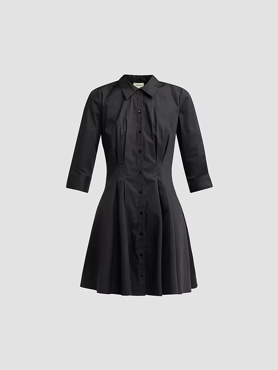 Journi Pintuck Minidress by L'AGENCE