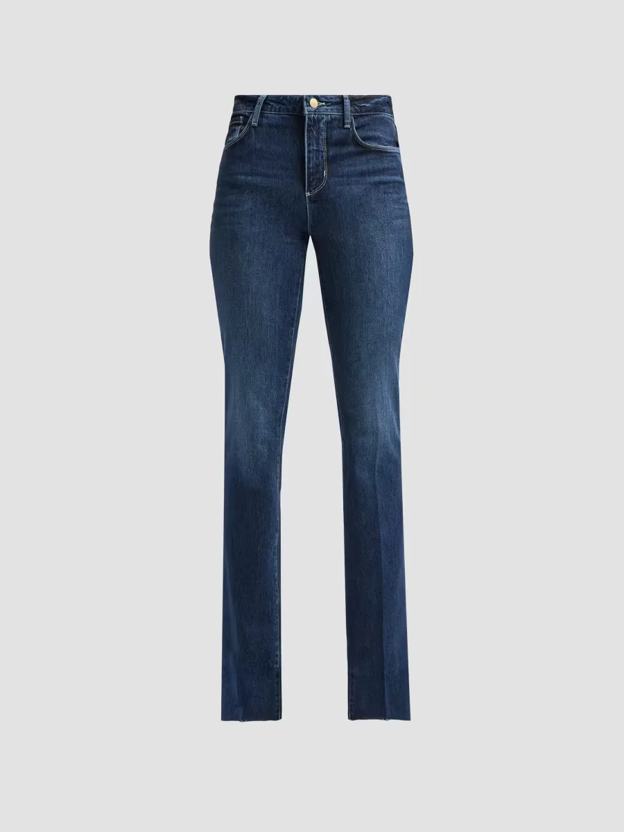 Ruth Mid-Rise Straight-Leg Jeans by L'AGENCE