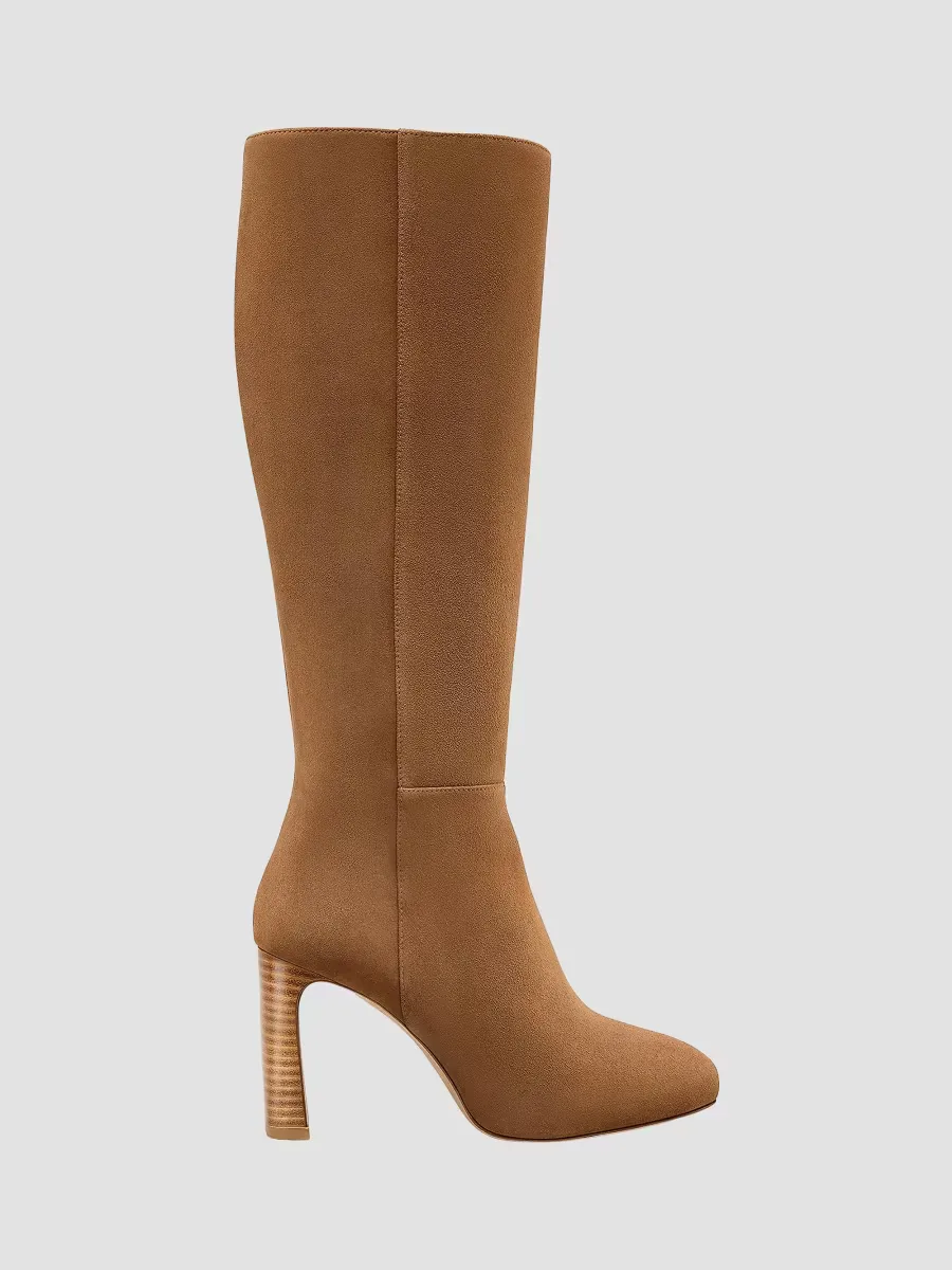 Babette 90MM Suede Platform Boots by Stuart Weitzman