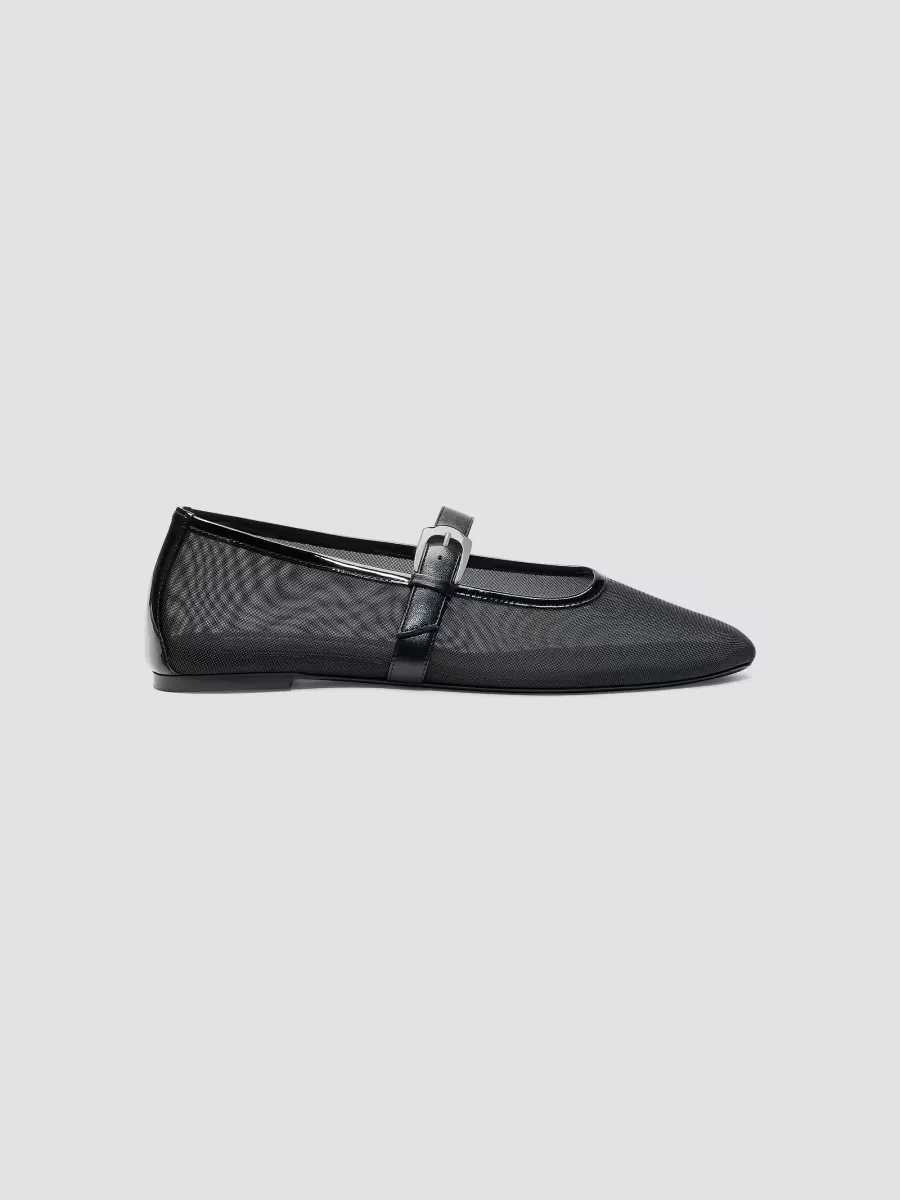 Sai Bareitall Mesh-Leather Mary Janes