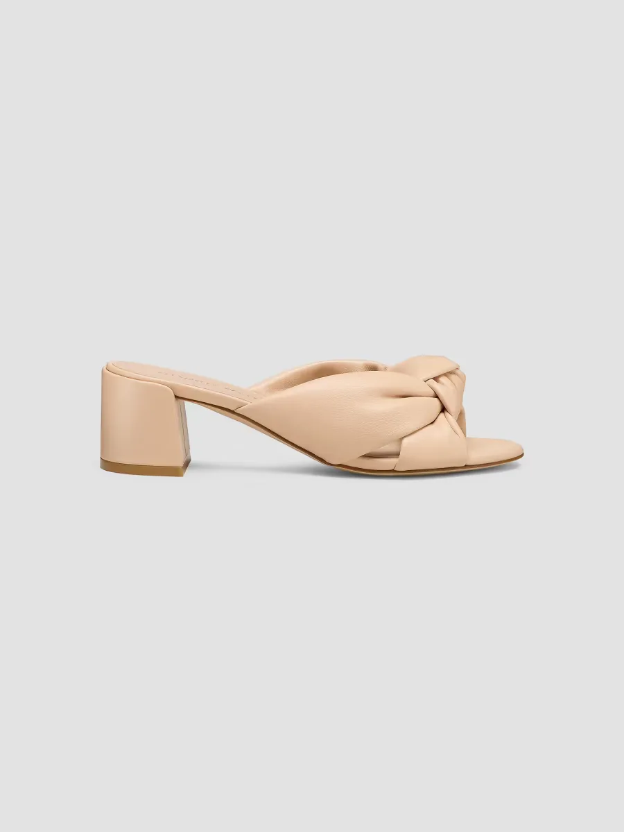 Soplaya 50MM Leather Sandals by Stuart Weitzman