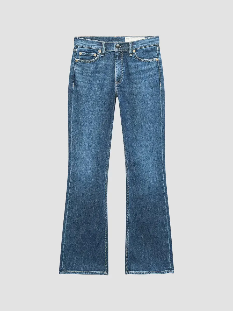 Peyton High-Rise Stretch Boot-Cut Jeans by rag & bone