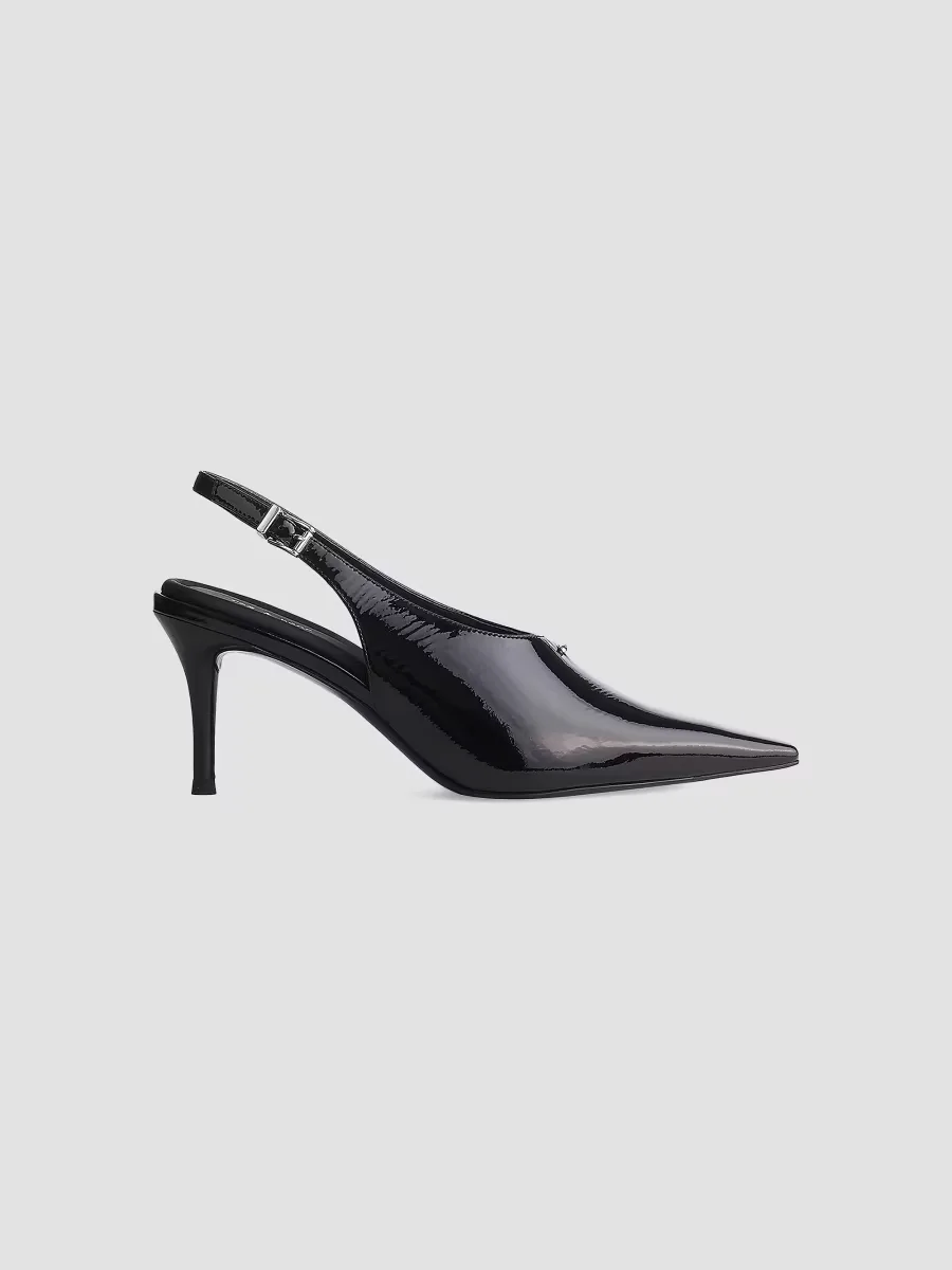 Mercer Leather Slingback Heels