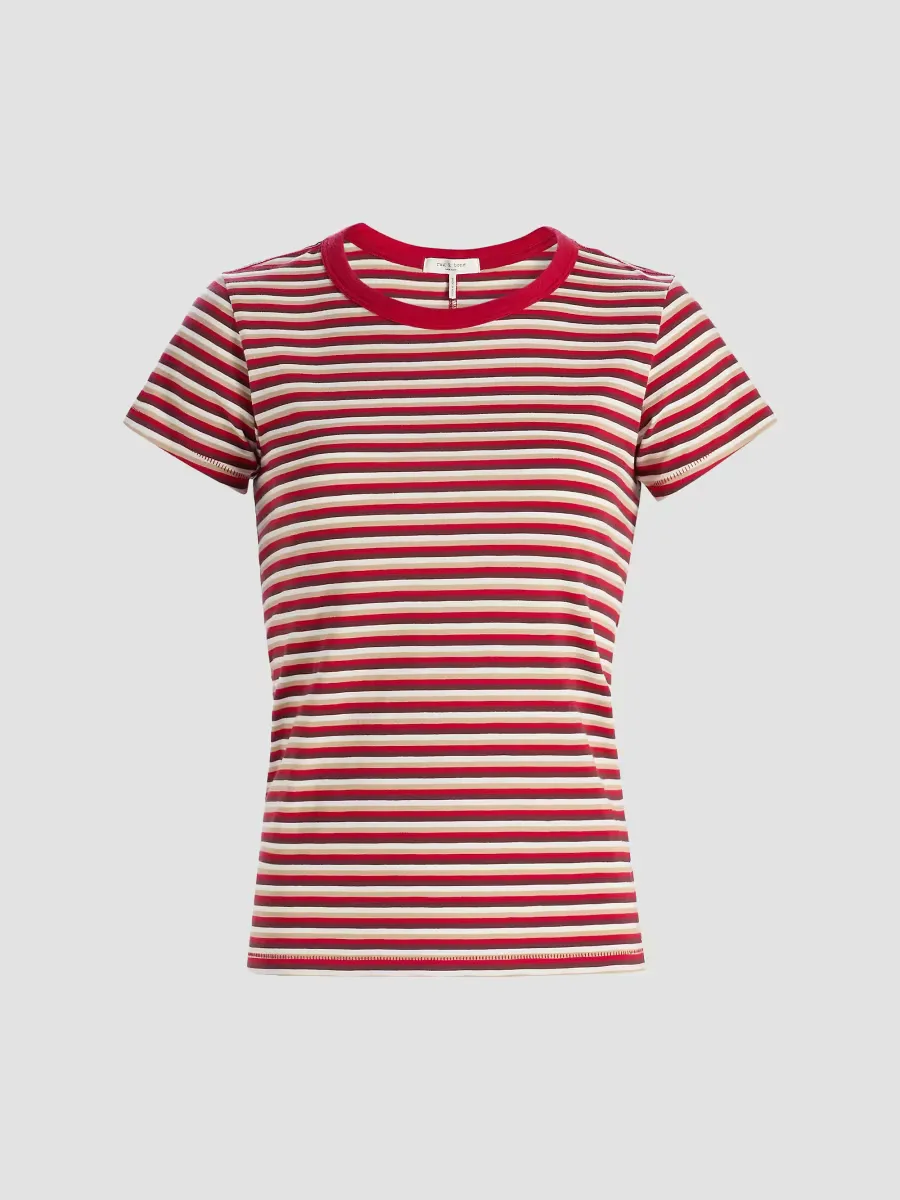 The Slub Striped Cotton T-Shirt