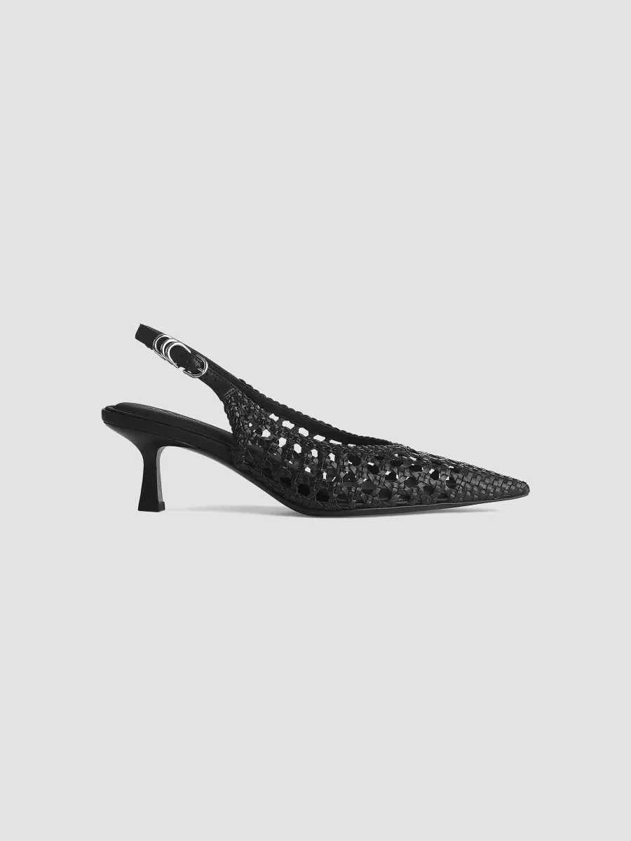 Brynn 55MM Leather Slingback Pumps by rag & bone
