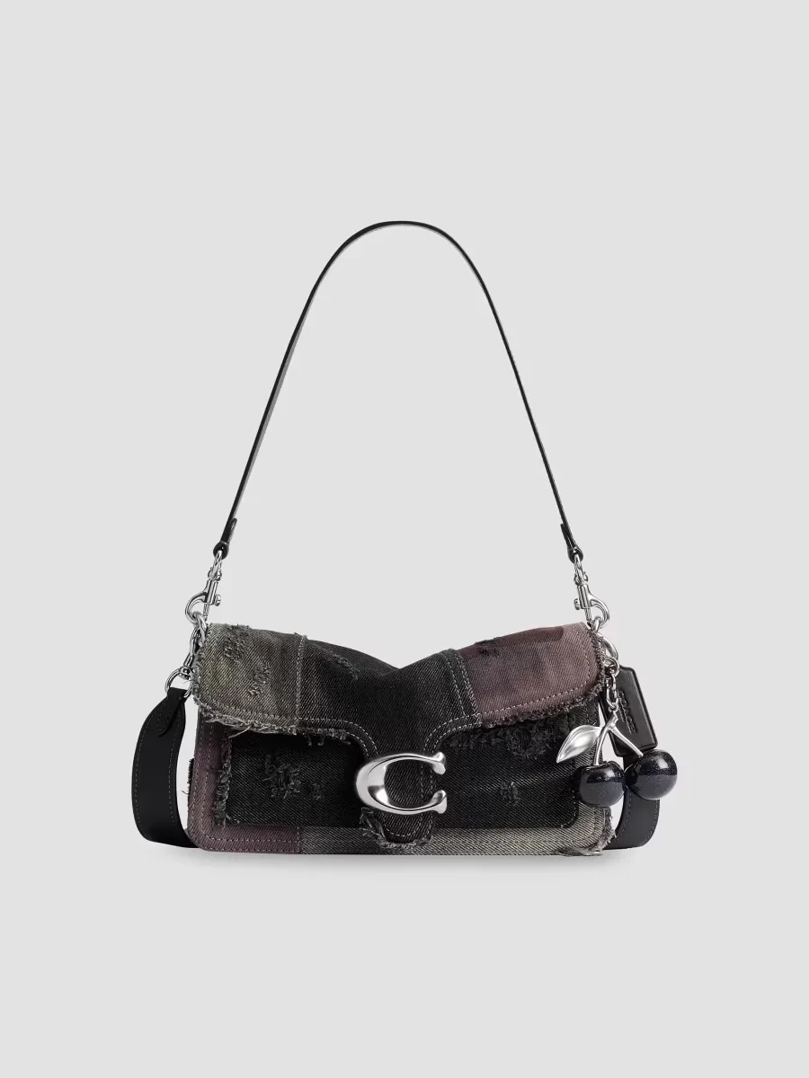 Tabby Patchwork Denim Shoulder Bag by Coach