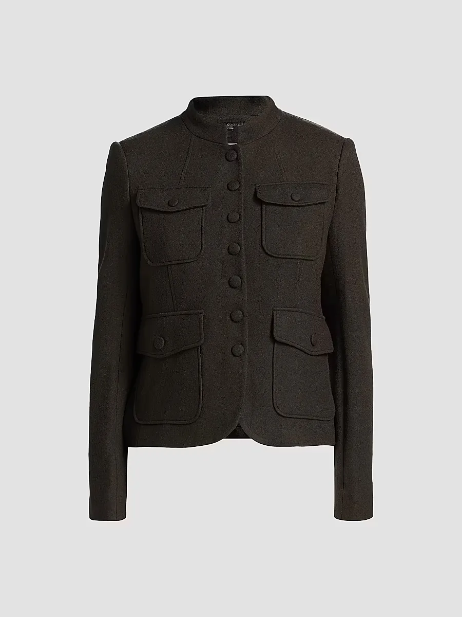 Mercer Wool Single-Breasted Blazer by rag & bone