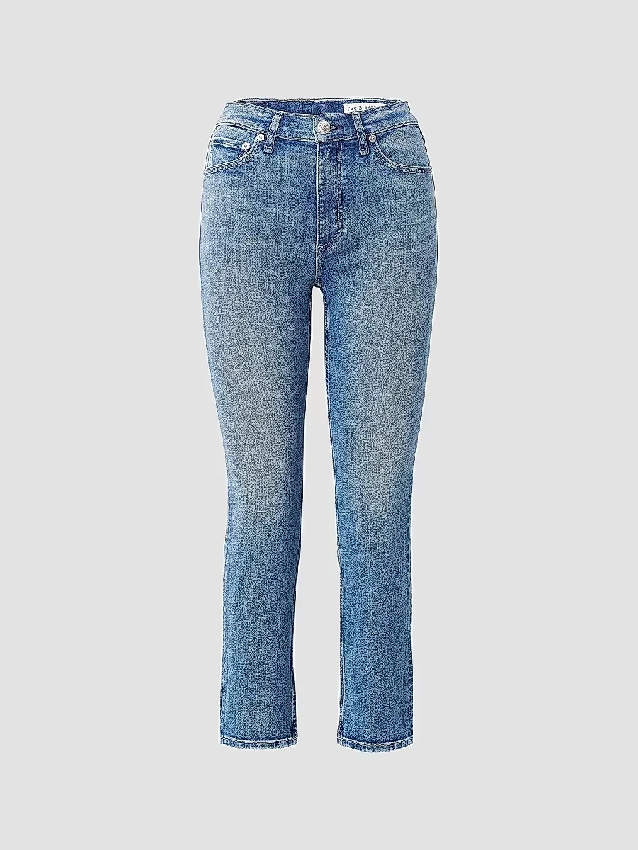 Flexi Wren Slim-Fit Ankle Jeans by rag & bone
