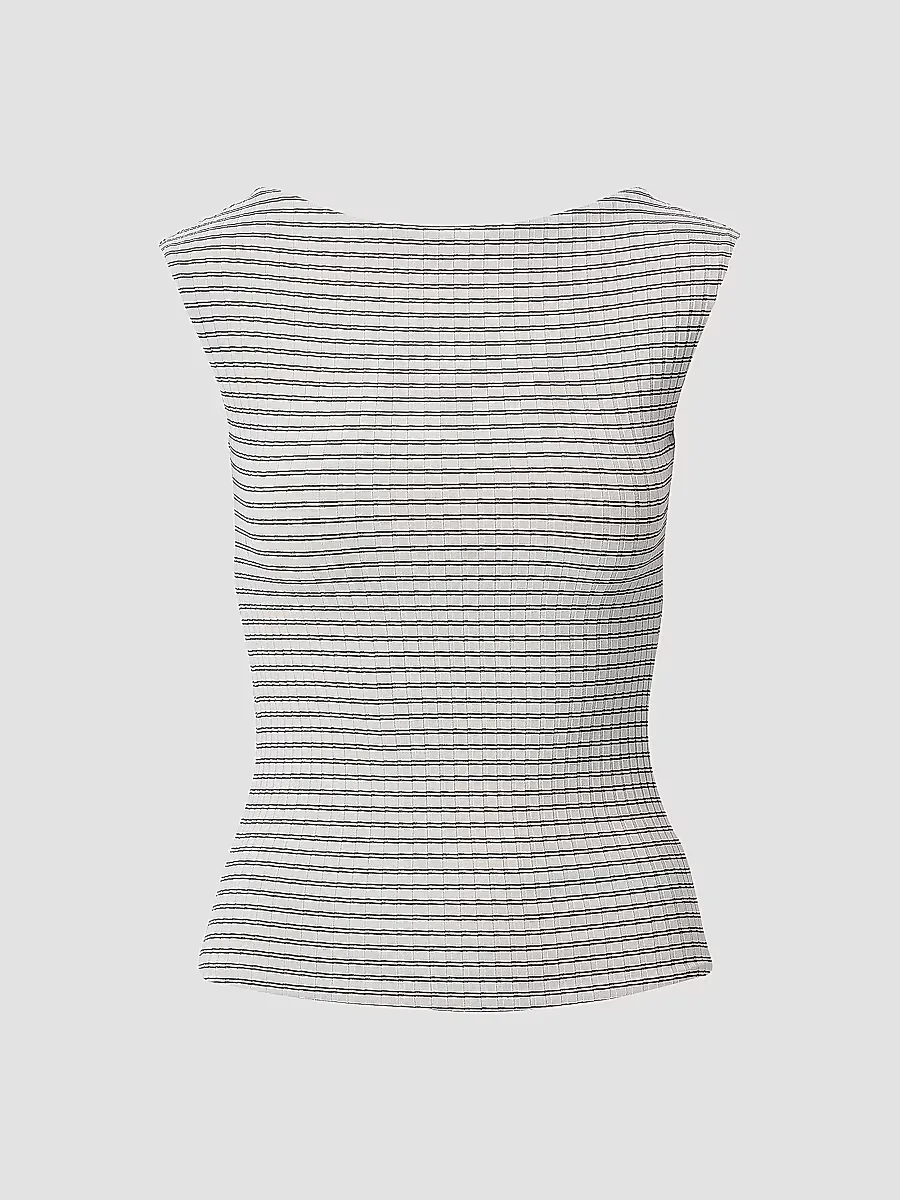 Luca Reversible Striped Rib-Knit Tank by rag & bone