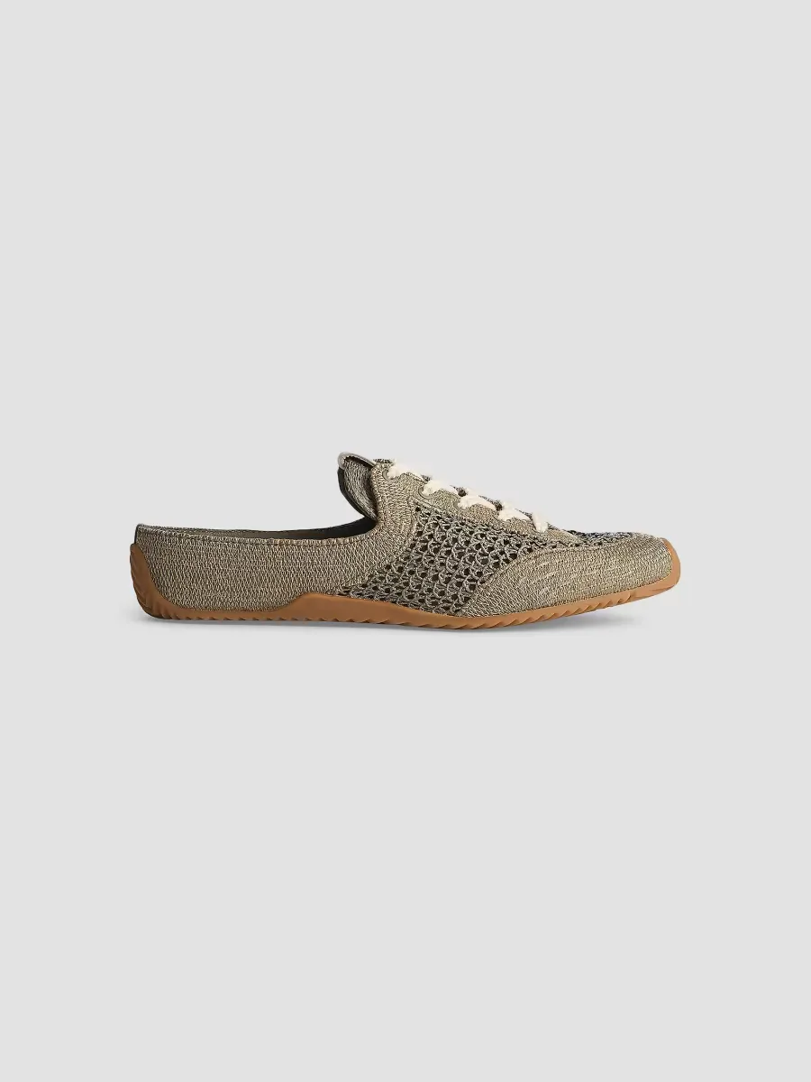 Retro Runner Raffia Sneaker Mules by rag & bone