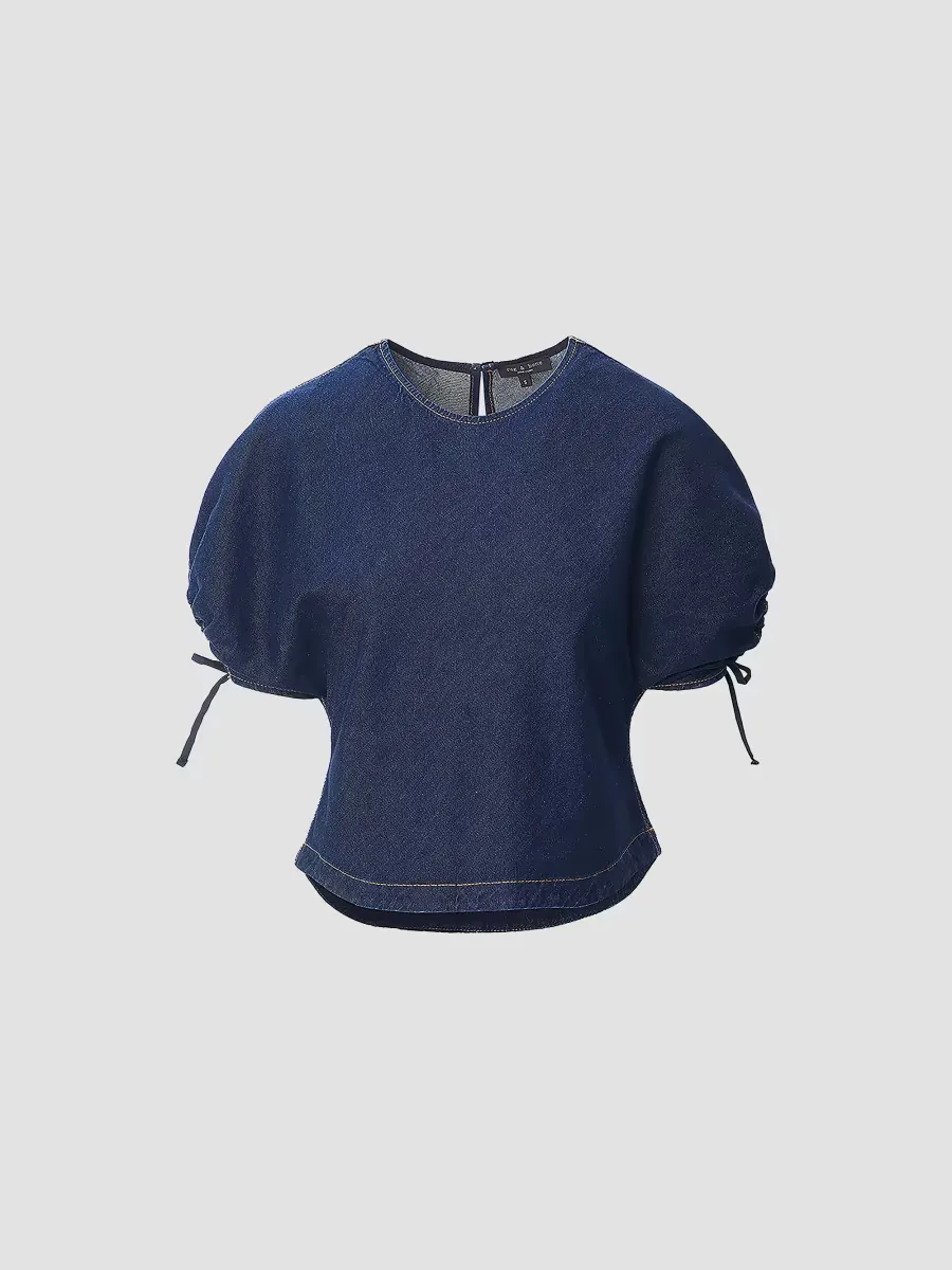 Laura Ultra Featherweight Denim Top by rag & bone