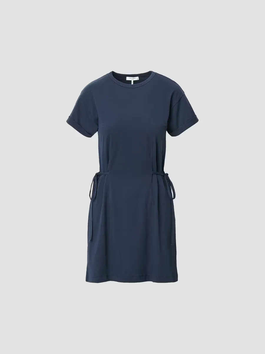 Mica Tie-Waist Cotton Jersey T-Shirt Minidress by rag & bone