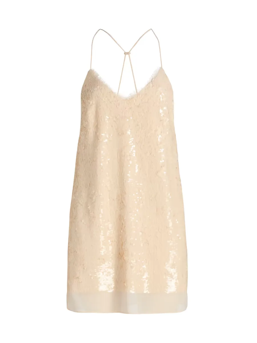 Kali Sequin-Embellished A-Line Minidress by rag & bone