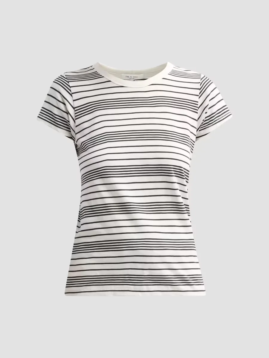 The Slub Striped Pima Cotton T-Shirt by rag & bone