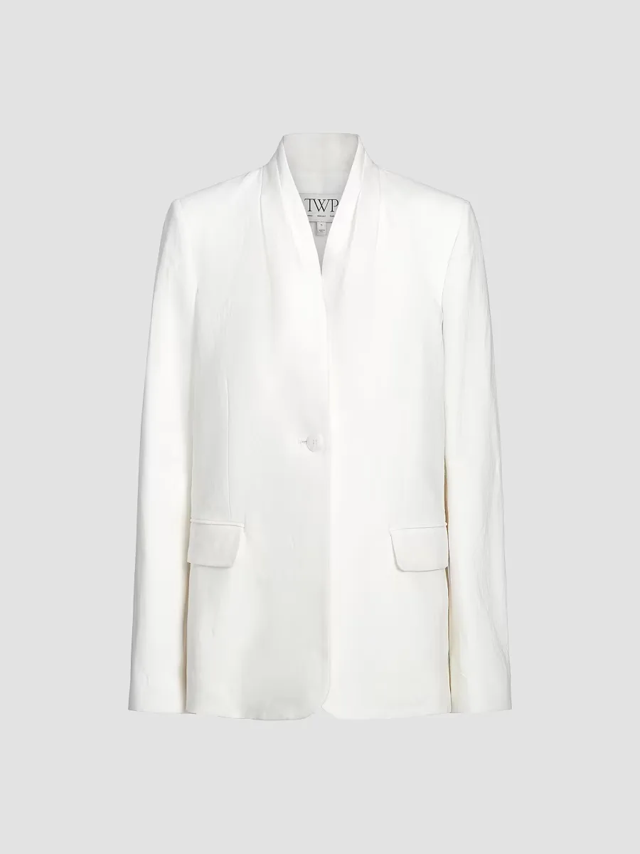 New Linen Single-Breasted Dinner Jacket by TWP