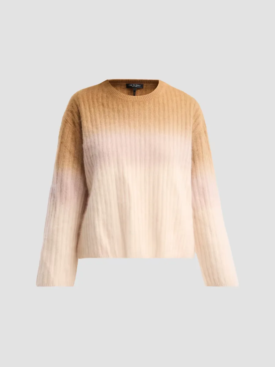 Jane Brushed Gradient Wool-Cashmere Sweater by rag & bone