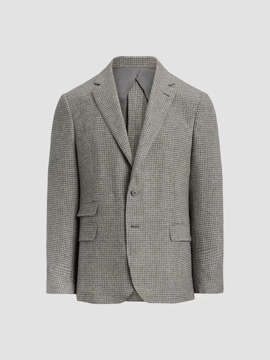 Purple Label Kent Hand-Tailored Houndstooth Jacket by Ralph Lauren