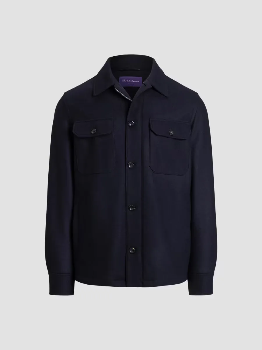 Ralph Lauren Purple Label Felton Cashmere-Blend Shirt Jacket by Ralph Lauren